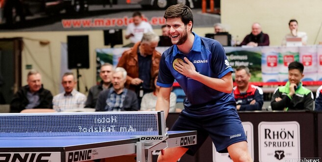 Mitte Februar spielte Dimitrij Ovtcharov schon einmal in Fulda vor, künftig wird er das Trikot des TTC schlüpfen.