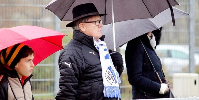 Winfried Happ, Vorstand des SV Flieden, ärgerte sich über die Umstände in Ginsheim
