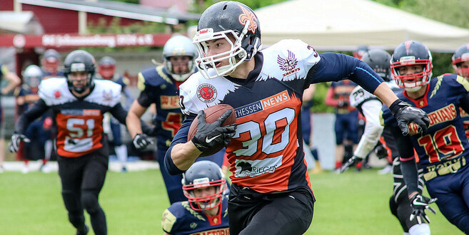 Mirco Strittmacher und die Fulda Saints müssen auf dem Weg Richtung Meisterschaft nur noch an den Mosel Valley Tigers vorbei.