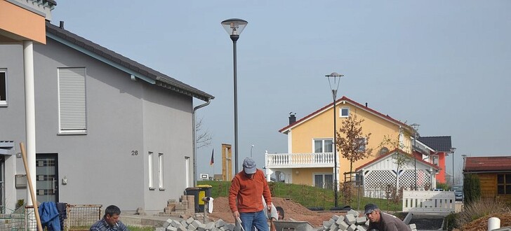 Die Zufahrten zwischen den Privatgrundstücken werden in Fulda-Galerie im Auftrag der Stadt angelegt.