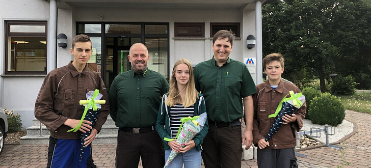 Raphael Falkenhahn, Thomas Walter (Betriebsleiter), Antonia Hugk, Christian Simon (Geschäftsführer), Lorenz Dietrich