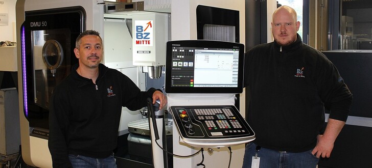 Thomas Oppermann (links) und Cornelius Theisen (rechts), die Ausbilder im Metalltechnik-Bereich der BBZ Mitte GmbH