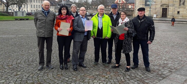 Lothar Kircher, Pia Schindler, Norbert Reichardt, Martin Jahn, Ludger Tollrian, Manfed Wiegand, Elke Diegelmann und Bernd Schütz