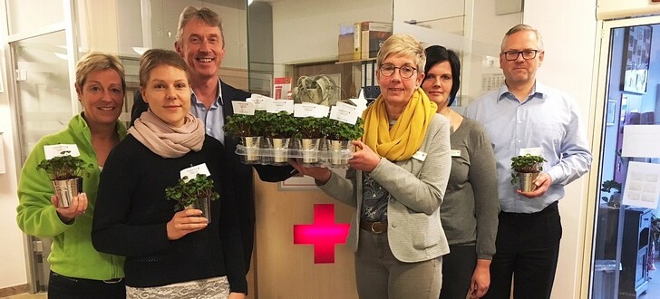 Freuen sich auf die Zusammenarbeit in 2019
von links: Monika Leibold, Kathrin Kister, Markus Otto, Cornelia Grimm, Sandra Hyronimus, Frank Leyendecker