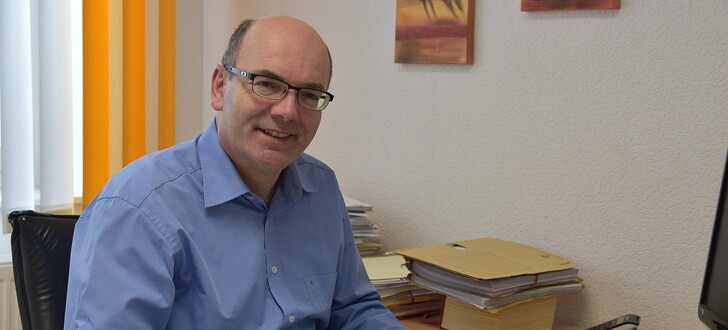 Karsten Schmidt hofft auf viele Stimmen bei der Bürgermeisterwahl am 25. Februar.
