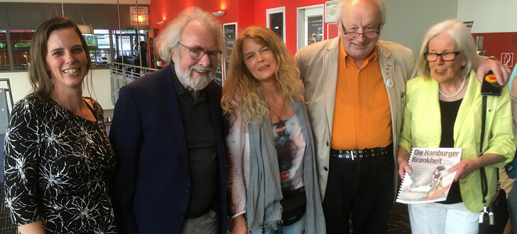 Von links: Dr. Yvonne Petrina, Peter Fleischmann, Carline Seiser, Günter Zint und Helen Bonzel