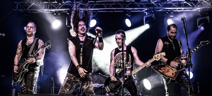 Sieger des Publikumsvotings und beim "Rhön Rock Open Air 2019"dabei: „Fire Rose“ aus der Schweiz