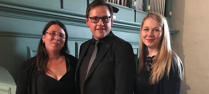 Garanten für gute Musik: Ute Jarchow (Alt), Thomas Nüdling (Orgel) und Anna Ziert (Sopran)