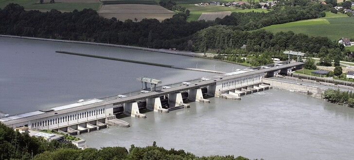 100 Prozent Wasserwerk: Der Ökostrom der RhönEnergie Fulda stammt aus dem österreichischen Kraftwerk Ybbs-Persenbeug an der Donau.