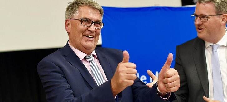 Er ist und bleibt der Chef: Jürgen Diener steht auch in den kommenden zwei Jahren an der Spitze der Mittelstands- und Wirtschaftsvereinigung im Kreis Fulda.