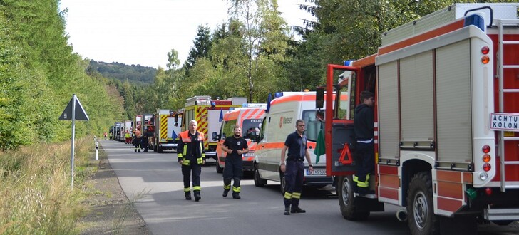 Proben für den Ernstfall: 250 Rettungskräfte kamen in Wildflecken zur Großübung zusammen